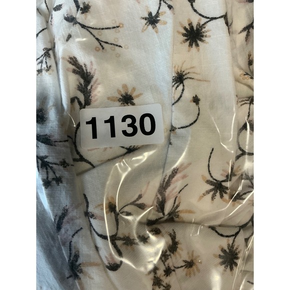 Universal Thread Women's XX Large White Floral Tiered Midi Dress Balloon Sleeve - Picture 7 of 7